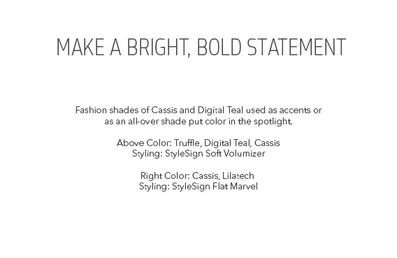 make a bright bold statement